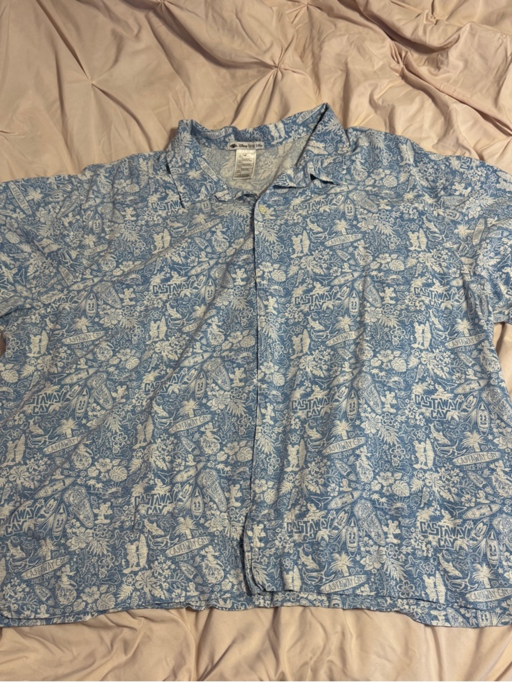 Disney Cruise Line Men's Button Down Shirt